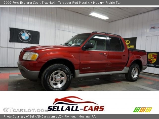 2002 Ford Explorer Sport Trac 4x4 in Toreador Red Metallic