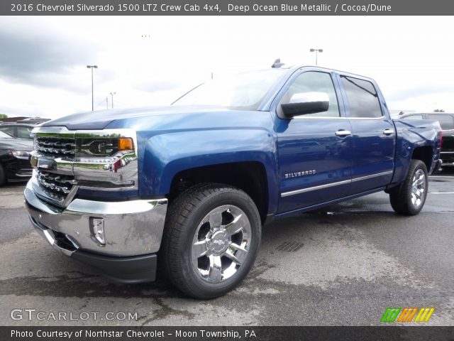 2016 Chevrolet Silverado 1500 LTZ Crew Cab 4x4 in Deep Ocean Blue Metallic