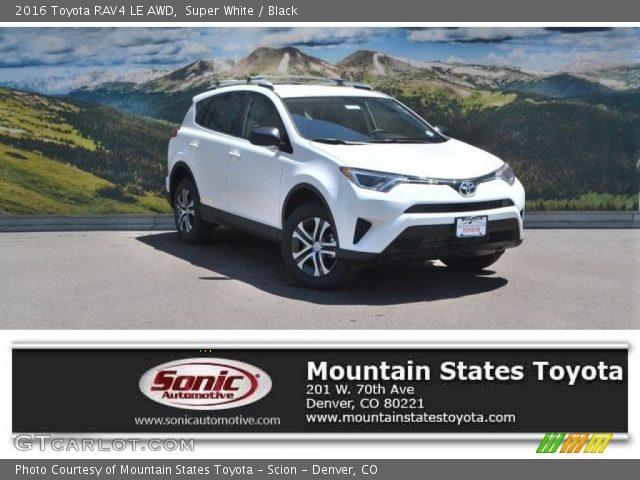 2016 Toyota RAV4 LE AWD in Super White