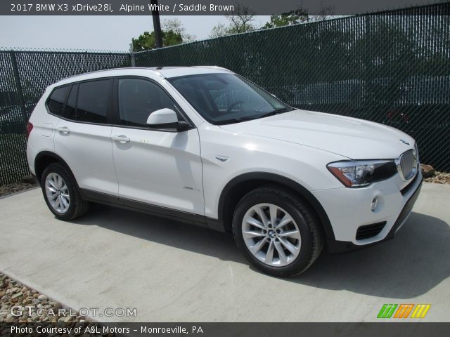 2017 BMW X3 xDrive28i in Alpine White