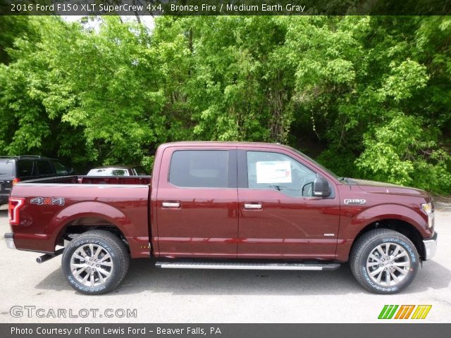 2016 Ford F150 XLT SuperCrew 4x4 in Bronze Fire