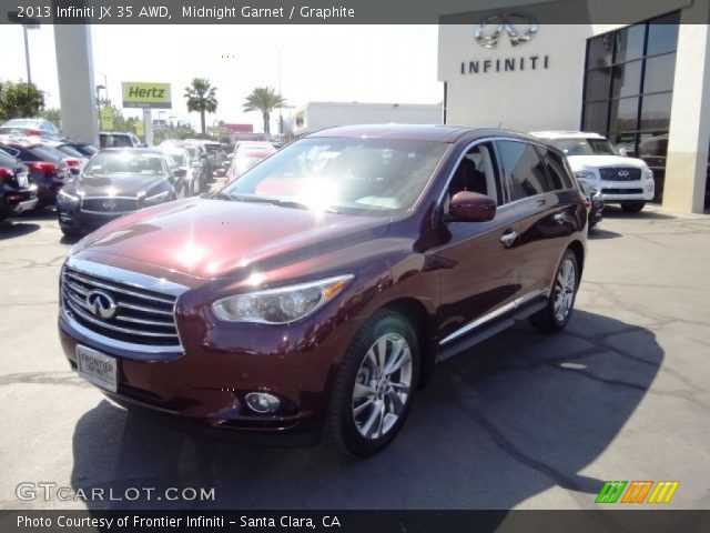 2013 Infiniti JX 35 AWD in Midnight Garnet