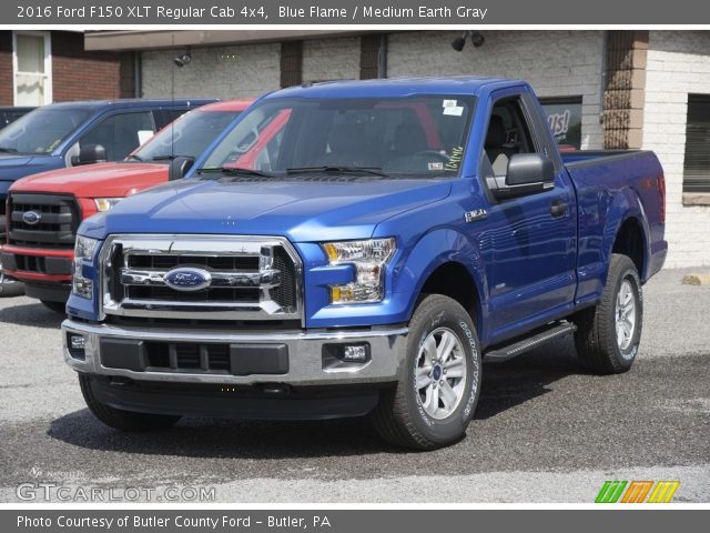 2016 Ford F150 XLT Regular Cab 4x4 in Blue Flame