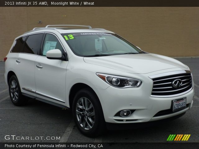 2013 Infiniti JX 35 AWD in Moonlight White