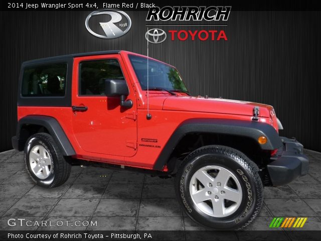2014 Jeep Wrangler Sport 4x4 in Flame Red