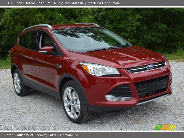 2016 Ford Escape Titanium in Ruby Red Metallic