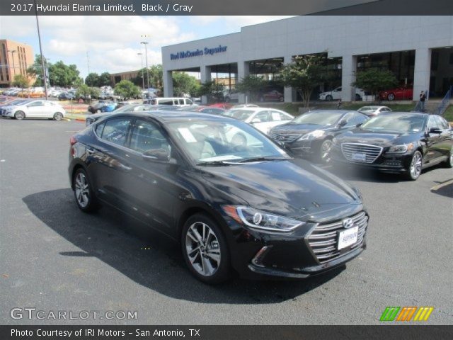 2017 Hyundai Elantra Limited in Black
