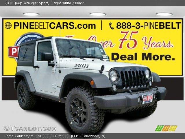 2016 Jeep Wrangler Sport in Bright White