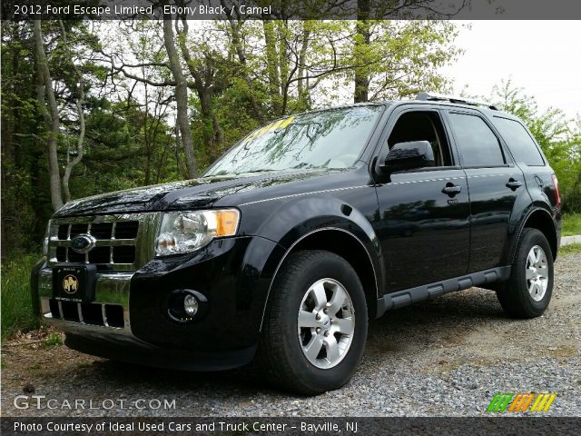 2012 Ford Escape Limited in Ebony Black