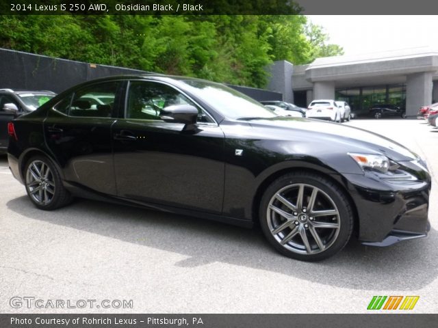 2014 Lexus IS 250 AWD in Obsidian Black