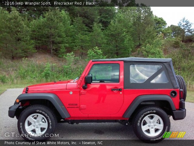 2016 Jeep Wrangler Sport in Firecracker Red