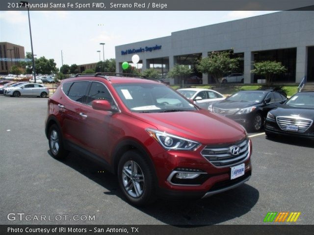 2017 Hyundai Santa Fe Sport FWD in Serrano Red