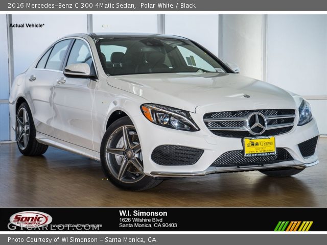 2016 Mercedes-Benz C 300 4Matic Sedan in Polar White