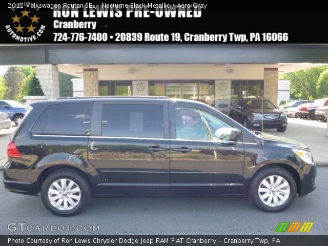 2012 Volkswagen Routan SEL in Nocturne Black Metallic