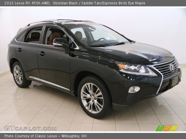 2013 Lexus RX 450h AWD in Obsidian Black