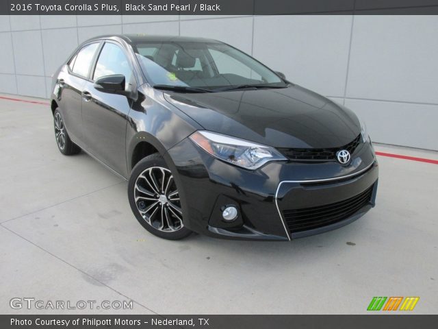 2016 Toyota Corolla S Plus in Black Sand Pearl