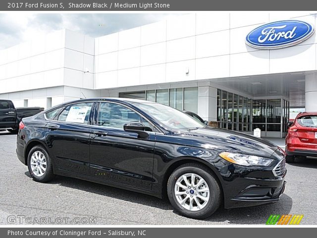 2017 Ford Fusion S in Shadow Black