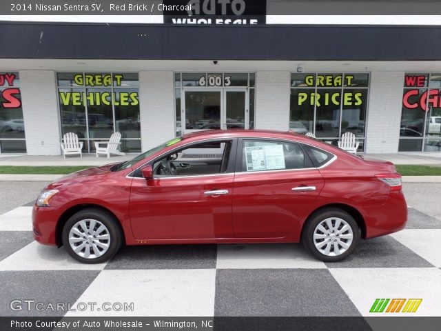 2014 Nissan Sentra SV in Red Brick