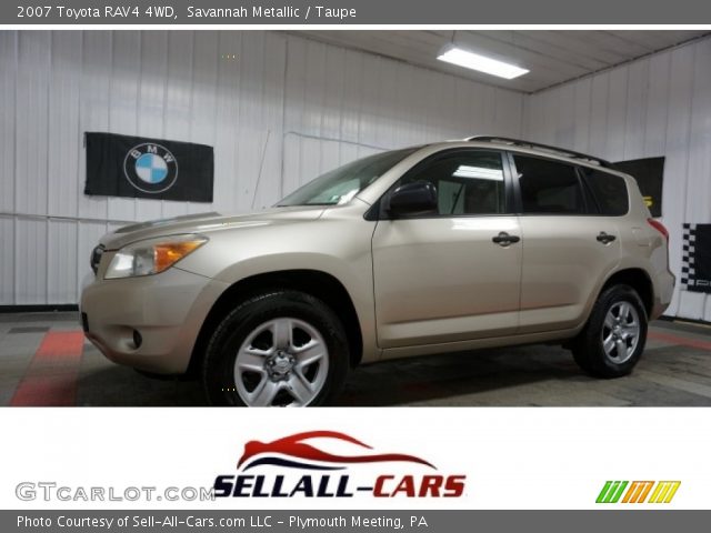 2007 Toyota RAV4 4WD in Savannah Metallic