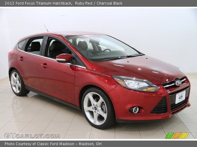 2013 Ford Focus Titanium Hatchback in Ruby Red