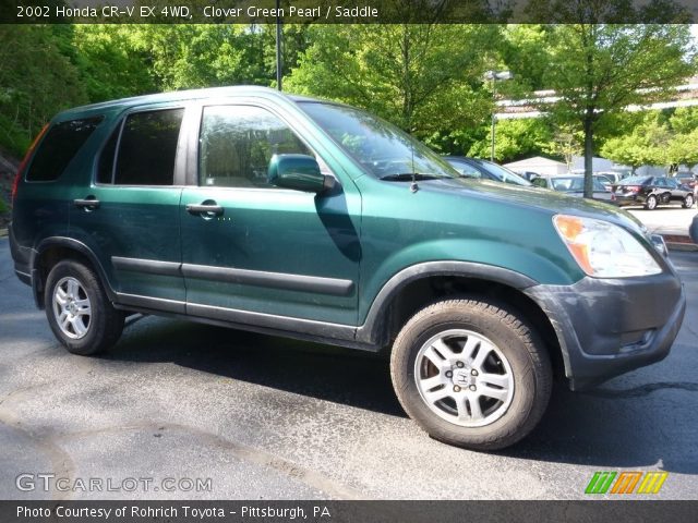 2002 Honda CR-V EX 4WD in Clover Green Pearl