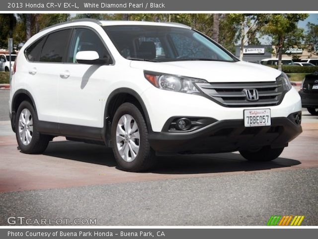 2013 Honda CR-V EX-L in White Diamond Pearl