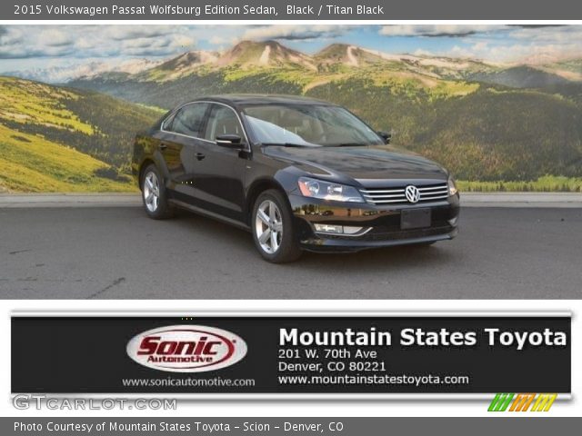 2015 Volkswagen Passat Wolfsburg Edition Sedan in Black