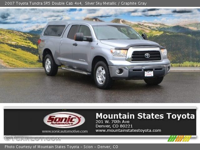 2007 Toyota Tundra SR5 Double Cab 4x4 in Silver Sky Metallic
