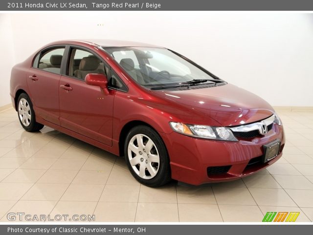 2011 Honda Civic LX Sedan in Tango Red Pearl