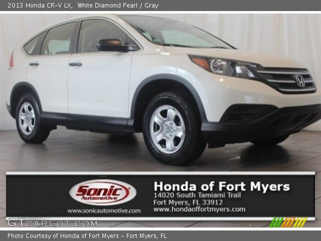 2013 Honda CR-V LX in White Diamond Pearl