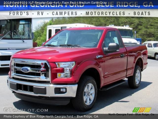 2016 Ford F150 XLT Regular Cab 4x4 in Race Red