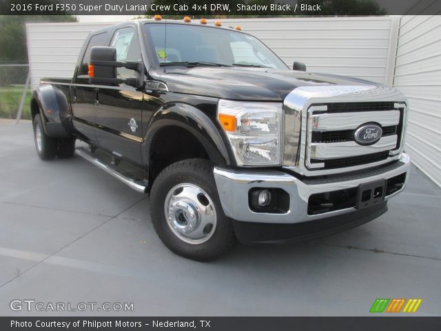 2016 Ford F350 Super Duty Lariat Crew Cab 4x4 DRW in Shadow Black