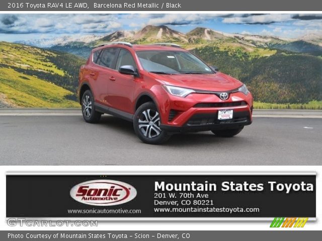 2016 Toyota RAV4 LE AWD in Barcelona Red Metallic