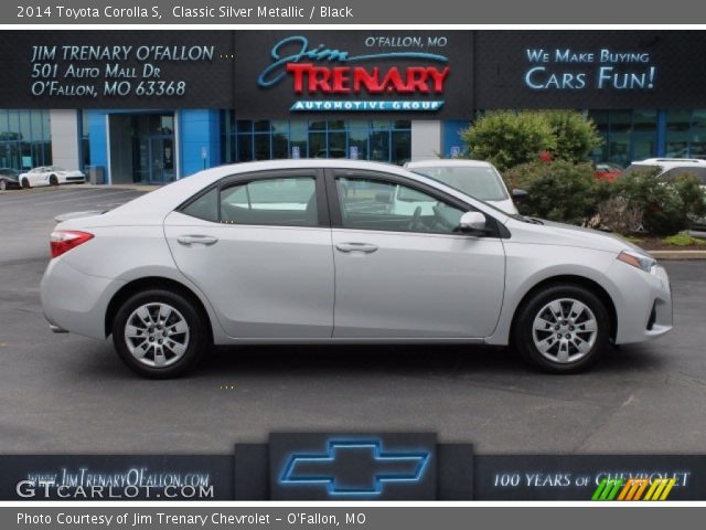 2014 Toyota Corolla S in Classic Silver Metallic