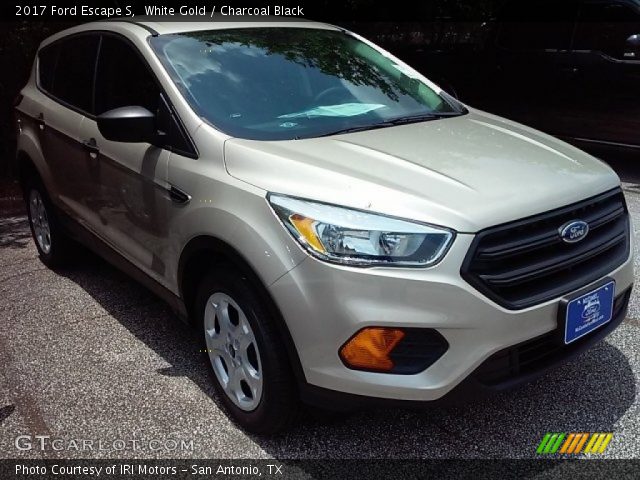2017 Ford Escape S in White Gold