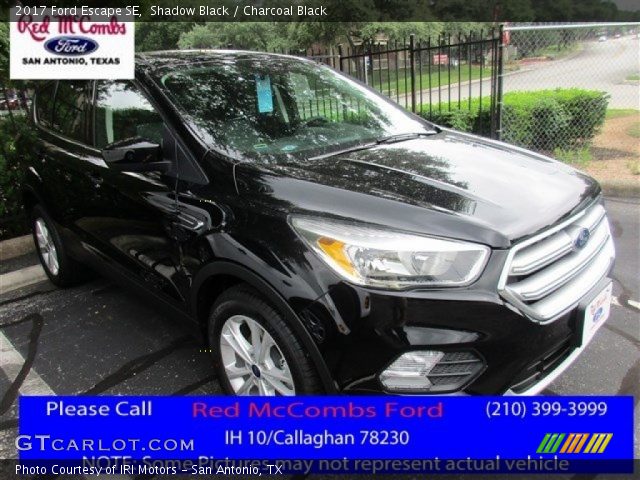 2017 Ford Escape SE in Shadow Black