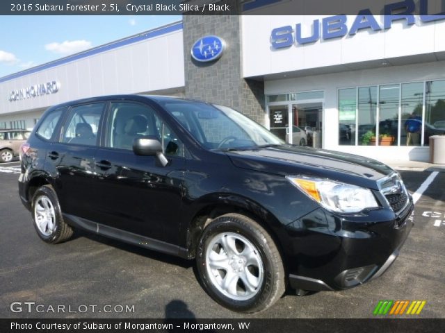 2016 Subaru Forester 2.5i in Crystal Black Silica