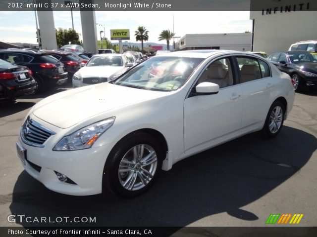 2012 Infiniti G 37 x AWD Sedan in Moonlight White