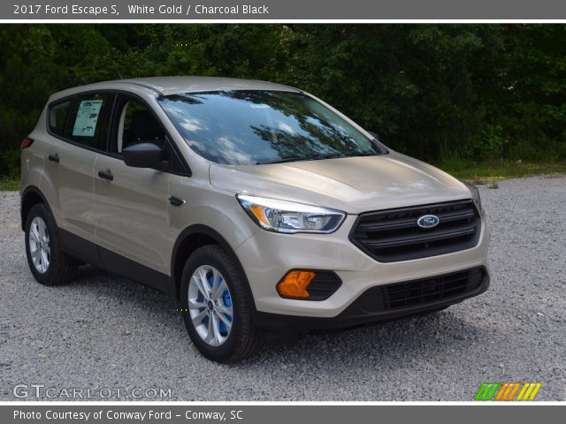 2017 Ford Escape S in White Gold