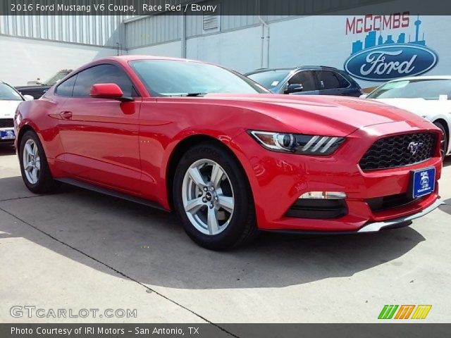 2016 Ford Mustang V6 Coupe in Race Red