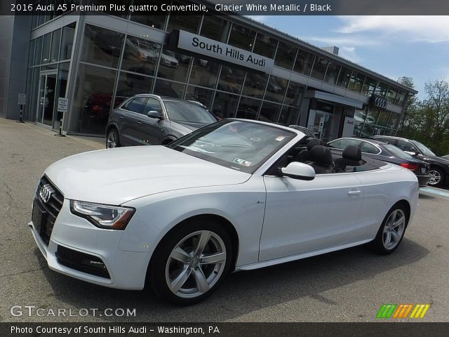 2016 Audi A5 Premium Plus quattro Convertible in Glacier White Metallic