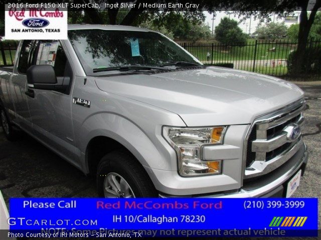 2016 Ford F150 XLT SuperCab in Ingot Silver