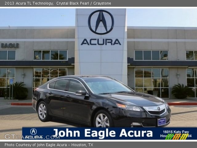2013 Acura TL Technology in Crystal Black Pearl
