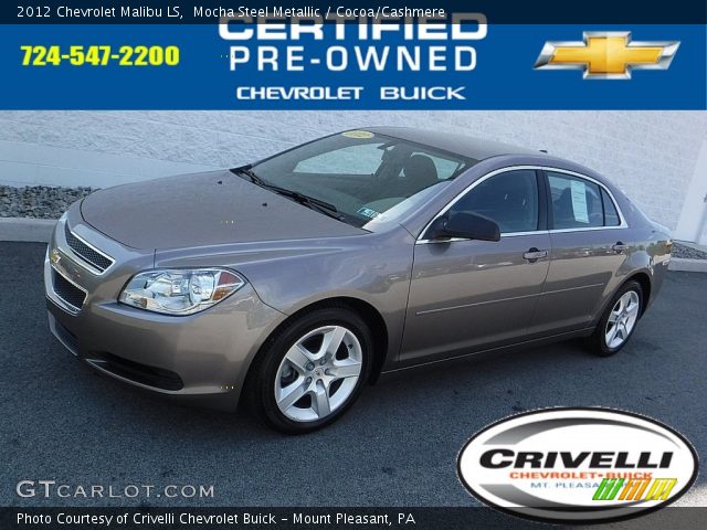 2012 Chevrolet Malibu LS in Mocha Steel Metallic