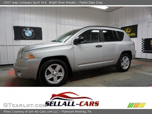 2007 Jeep Compass Sport 4x4 in Bright Silver Metallic