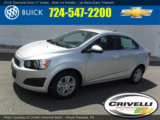 2016 Chevrolet Sonic LT Sedan in Silver Ice Metallic