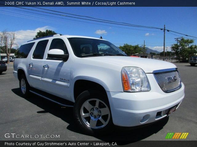 2008 GMC Yukon XL Denali AWD in Summit White
