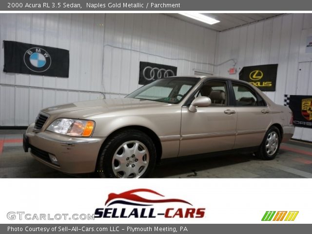 2000 Acura RL 3.5 Sedan in Naples Gold Metallic