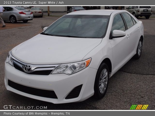 2013 Toyota Camry LE in Super White