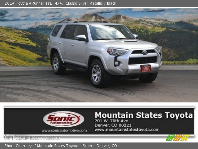 2014 Toyota 4Runner Trail 4x4 in Classic Silver Metallic